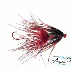 Stu's Barred Ostrich Intruder By Aqua Flies -FLIES Sales 12018barredostrichintruder redblk