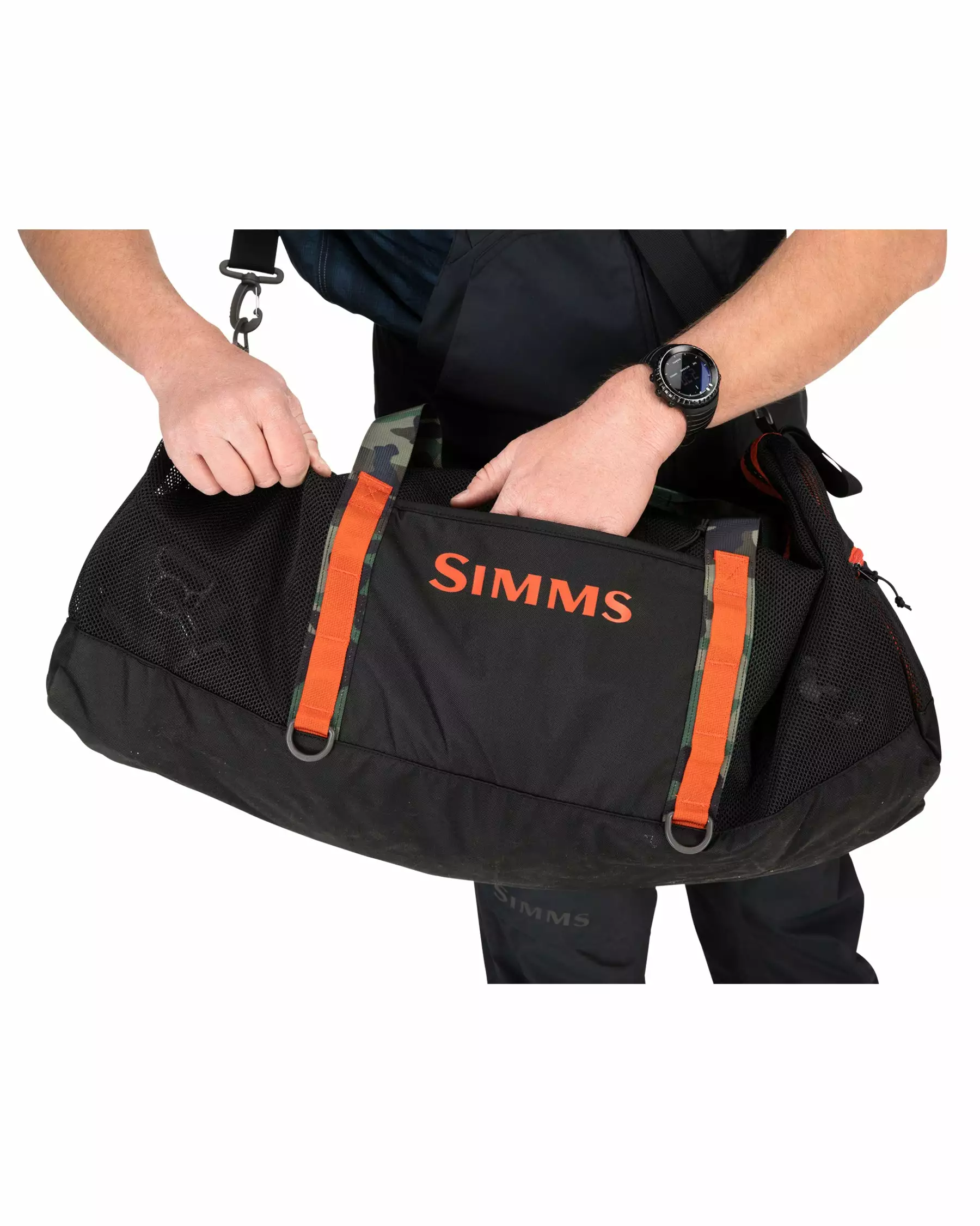 Simms Fishing Products Simms Challenger Mesh Duffel 4 Simms Fishing Products Simms Challenger Mesh Duffel - Image 2