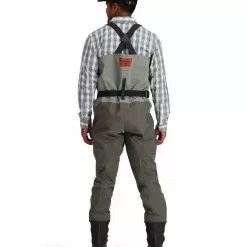 Simms Fishing Products Simms Men's Freestone Stockingfoot -FLIES Sales 13612 040 s23 freestone stockingfoot model s23 back