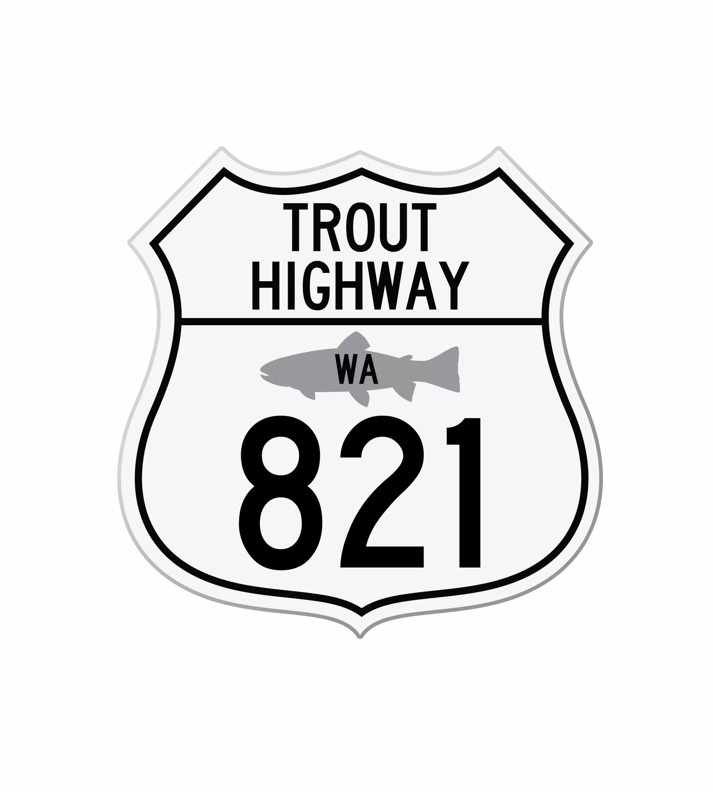 Mykiss Trout Highway 821 Sticker 3 Mykiss Trout Highway 821 Sticker