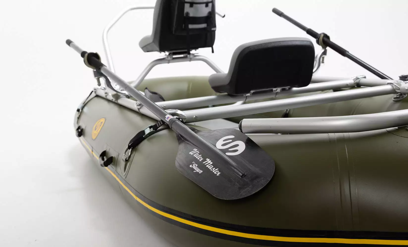 WaterMaster Bruin 2-3 Person Fishing Rafts // Upgraded With Sawyer Stealth Oars 4 WaterMaster Bruin 2-3 Person Fishing Rafts // Upgraded With Sawyer Stealth Oars - Image 2