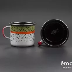 Enamel Camp Mug By Rep Your Water -FLIES Sales REPYOURWATER 9cmmug darkgrey v2 2