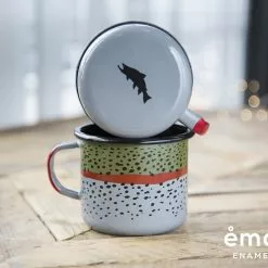 Enamel Camp Mug By Rep Your Water -FLIES Sales REPYOURWATER 9cmmug darkgrey v2 4