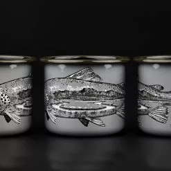 Enamel Camp Mug By Rep Your Water -FLIES Sales REPYOURWATER 9cm MUG grey 2