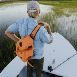 Fishpond Thunderhead Submersible Sling Pack // Cutthroat Orange Special Edition -FLIES Sales TSH ECO Mood3
