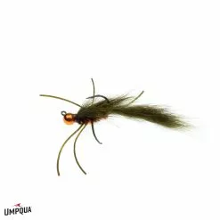 Zirdle Bug Jig // Tungsten Bead Streamer Bug By Umpqua -FLIES Sales Zirdle Bug Jig Orange Olive