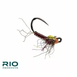 Far Bank Enterprises RIO's Bubble Up May// Mayfly Nymph -FLIES Sales brown