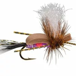 Far Bank Enterprises RIO's Dry Humper // Buoyant Attractor Dry Fly -FLIES Sales dryhumperroyalpurple
