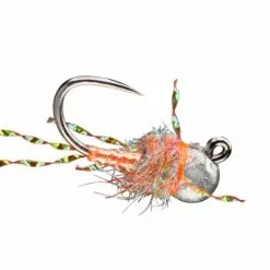 Far Bank Enterprises RIO's Pearl Jam Nymph // Tungsten Jighead Nymph -FLIES Sales pjorange