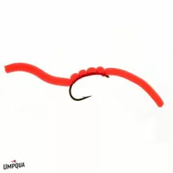 Squirmy Wormie // San Juan Worm By Umpqua -FLIES Sales squirmy red